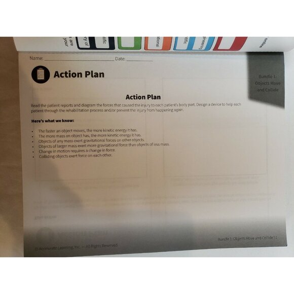 STEMscopes Student Notebook Eighth Grade Textbook WA Homeschool Science 2018 - Picture 9 of 12